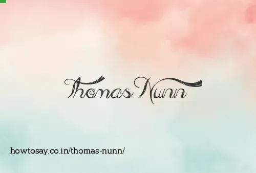 Thomas Nunn