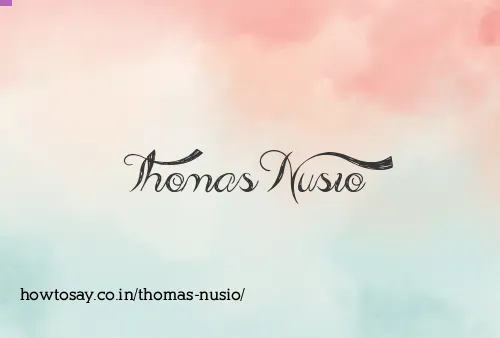 Thomas Nusio