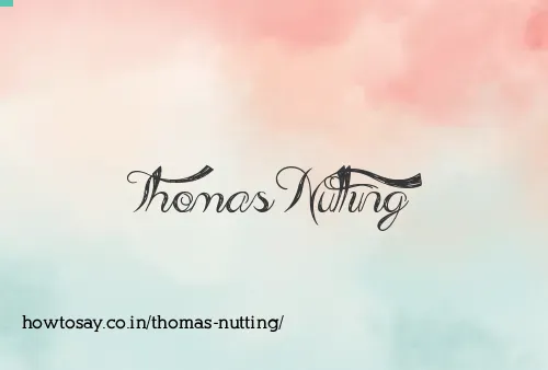 Thomas Nutting