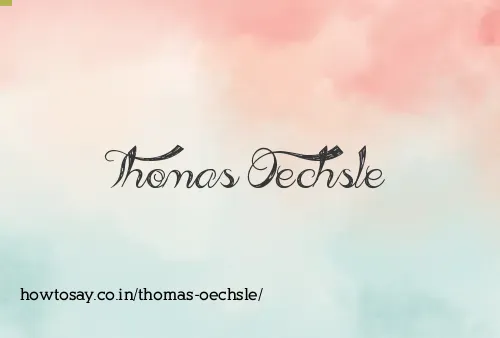 Thomas Oechsle