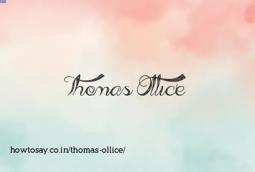 Thomas Ollice