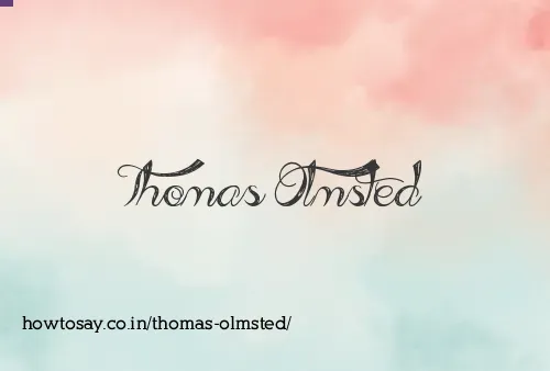 Thomas Olmsted