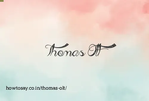 Thomas Olt