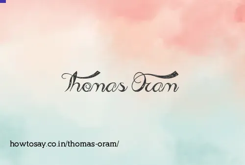 Thomas Oram