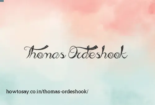 Thomas Ordeshook