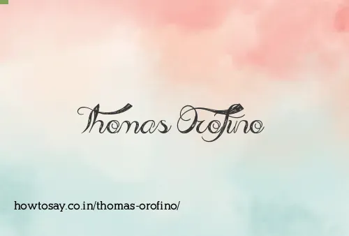 Thomas Orofino