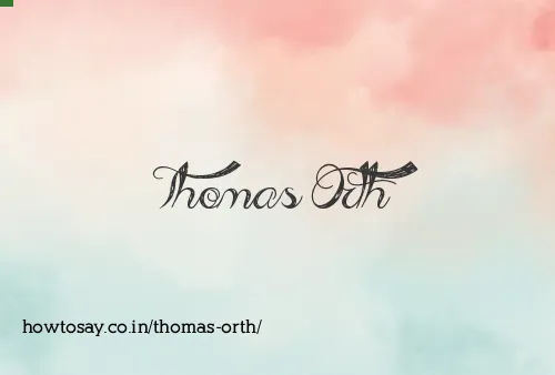 Thomas Orth