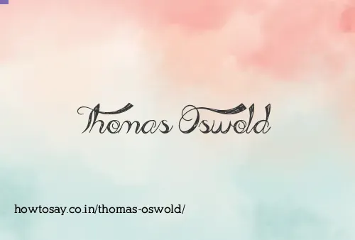 Thomas Oswold