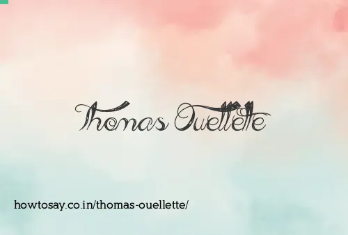Thomas Ouellette