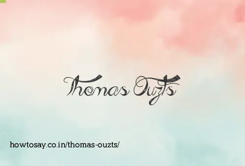 Thomas Ouzts
