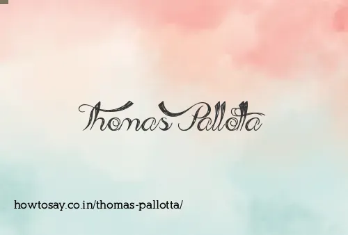 Thomas Pallotta