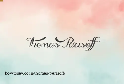 Thomas Parisoff