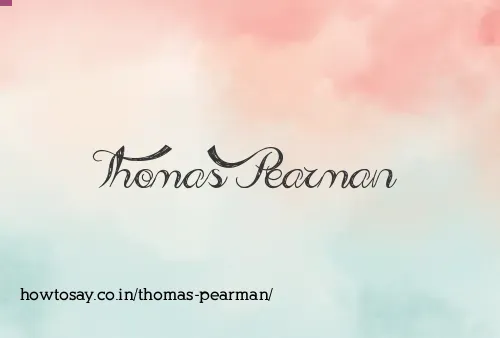 Thomas Pearman