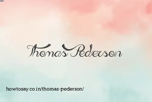 Thomas Pederson