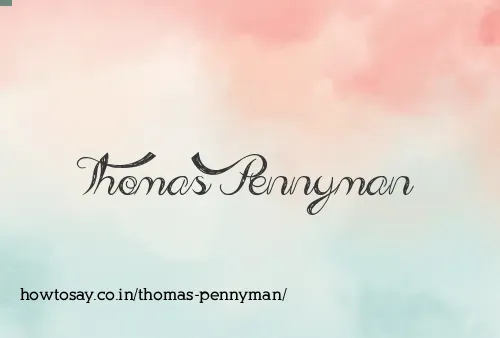Thomas Pennyman