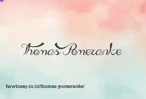Thomas Pomeranke