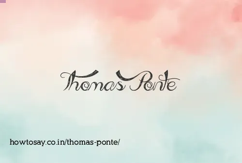 Thomas Ponte