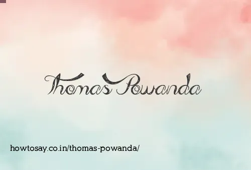 Thomas Powanda