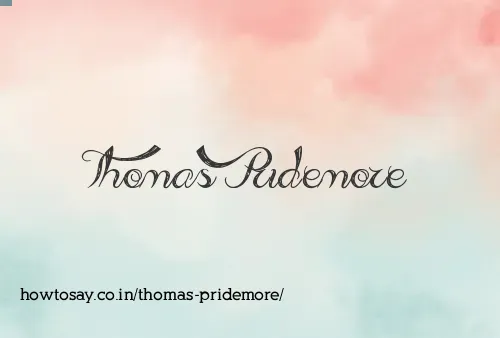 Thomas Pridemore
