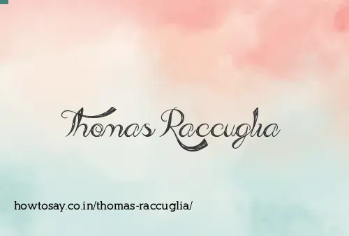 Thomas Raccuglia