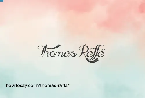 Thomas Raffa