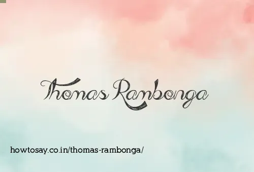 Thomas Rambonga
