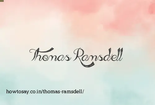 Thomas Ramsdell