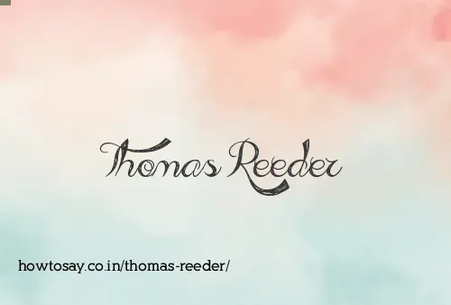 Thomas Reeder