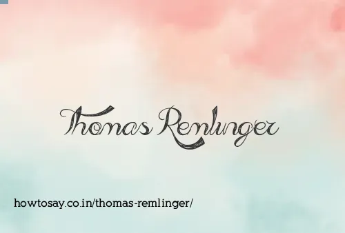 Thomas Remlinger
