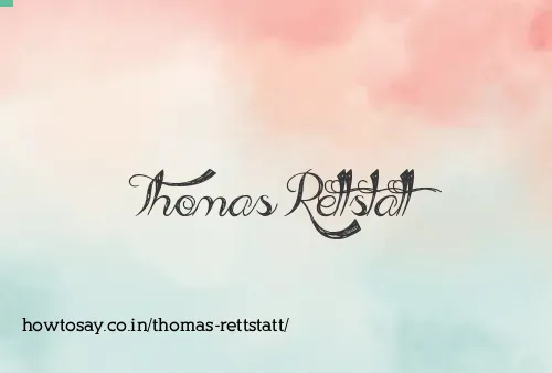 Thomas Rettstatt