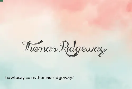 Thomas Ridgeway