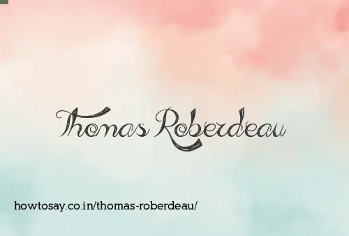 Thomas Roberdeau