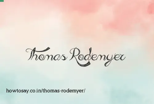 Thomas Rodemyer