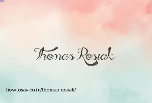 Thomas Rosiak