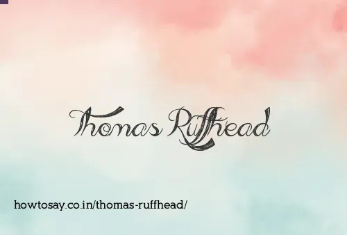 Thomas Ruffhead