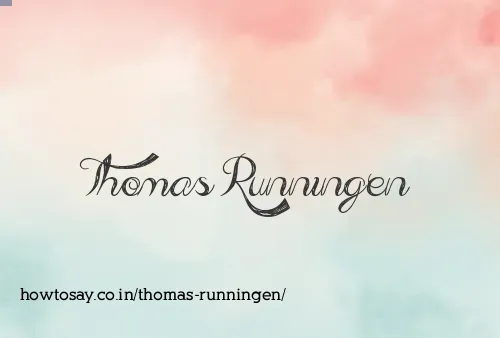 Thomas Runningen