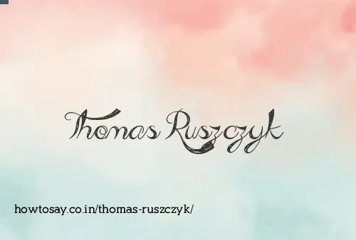Thomas Ruszczyk