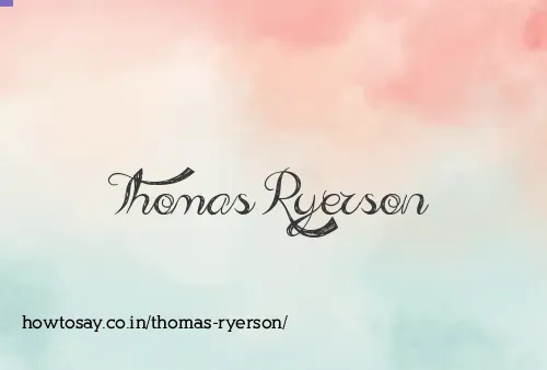 Thomas Ryerson