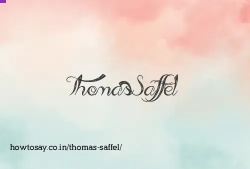 Thomas Saffel