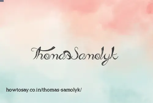 Thomas Samolyk