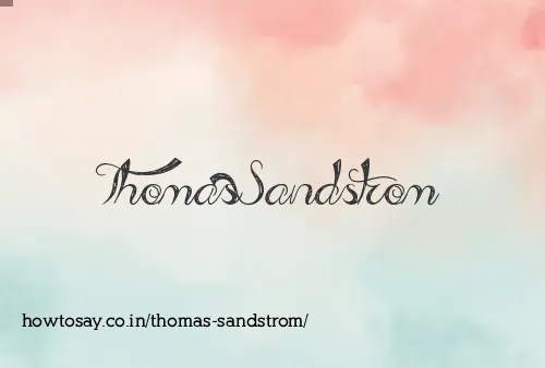 Thomas Sandstrom