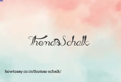 Thomas Schalk