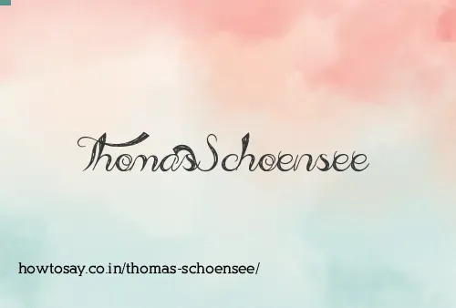 Thomas Schoensee