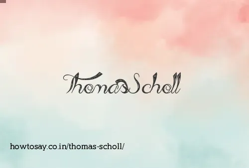Thomas Scholl