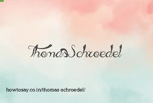 Thomas Schroedel