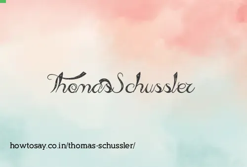 Thomas Schussler