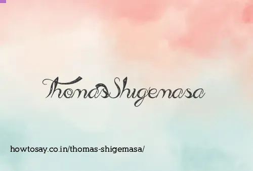 Thomas Shigemasa