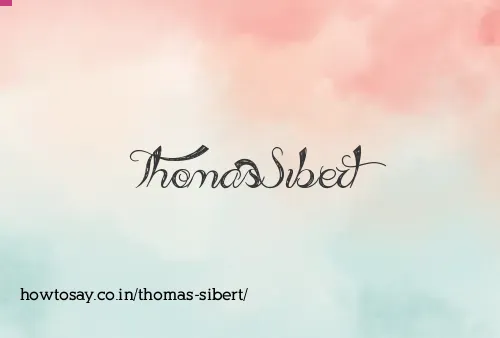 Thomas Sibert