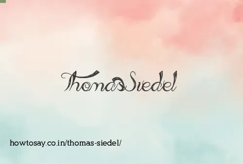 Thomas Siedel