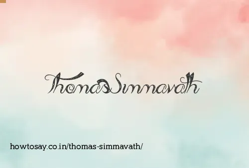 Thomas Simmavath